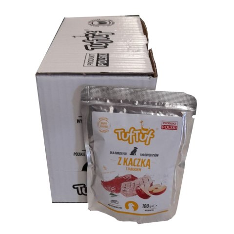 TUF TUF Saszetka kaczka z jabłkiem 100g x 10szt. TUF TUF Saszetka kaczka z jabłkiem 100g x 10szt.