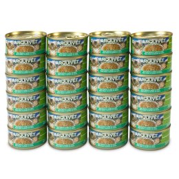 Arquivet Puszka dla kota o smaku białego tuńczyka z warzywami 24 x 80 g + DARMOWA WYSYŁKA!