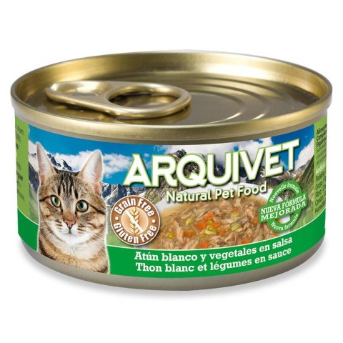Arquivet Puszka dla kota o smaku białego tuńczyka z warzywami 24 x 80 g + DARMOWA WYSYŁKA! Arquivet Puszka dla kota o smaku białego tuńczyka z warzywami 24 x 80 g + DARMOWA WYSYŁKA!