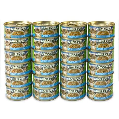 Arquivet Puszka dla kota o smaku tuńczyka i lucjana 24 x 80 g + DARMOWA WYSYŁKA! Arquivet Puszka dla kota o smaku tuńczyka i lucjana 24 x 80 g + DARMOWA WYSYŁKA!