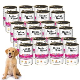 Dolina Noteci Junior bogata w serca z indyka 24 x 400 g + DARMOWA WYSYŁKA!