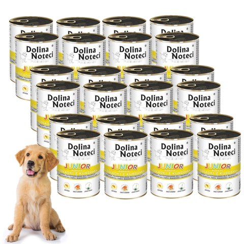 Dolina Noteci Junior bogata w żołądki z kurczaka 24 x 400 g + DARMOWA WYSYŁKA! Dolina Noteci Junior bogata w żołądki z kurczaka 24 x 400 g + DARMOWA WYSYŁKA!