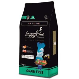 HappyOne Grain-Free Mediterraneum Light & Senior dla psich seniorów SUPER PREMIUM 12KG + DARMOWA WYSYŁKA!