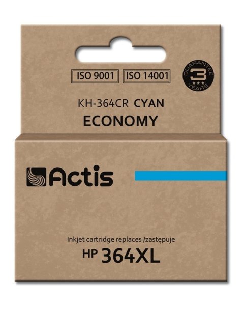 Actis KH-364CR Tusz (zamiennik HP 364XL CB323EE; Standard; 12 ml; niebieski) Actis KH-364CR Tusz (zamiennik HP 364XL CB323EE; Standard; 12 ml; niebieski)