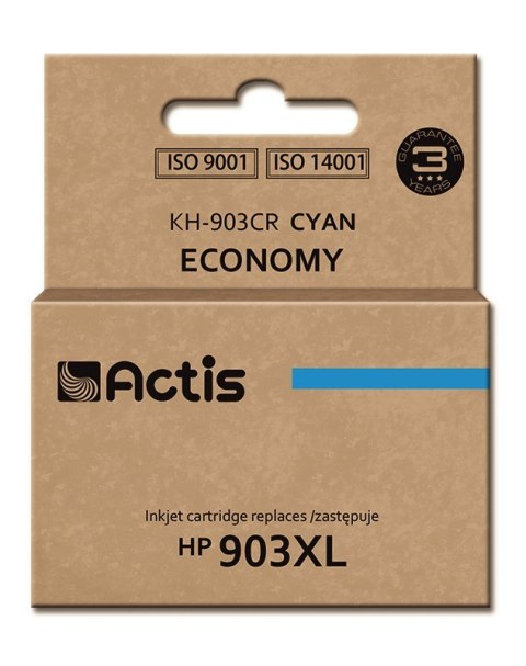 Actis KH-903CR Tusz (zamiennik HP 903XL T6M03AE; Standard; 12ml; niebieski) - Nowy Chip Actis KH-903CR Tusz (zamiennik HP 903XL T6M03AE; Standard; 12ml; niebieski) - Nowy Chip