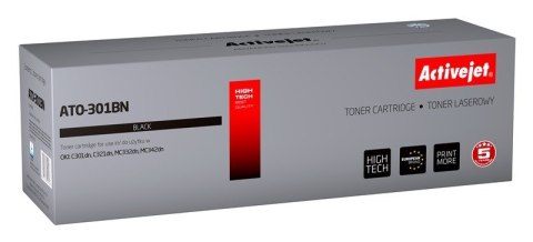 Activejet ATO-301BN Toner (zamiennik OKI 44973536; Supreme; 2200 stron; czarny) Activejet ATO-301BN Toner (zamiennik OKI 44973536; Supreme; 2200 stron; czarny)