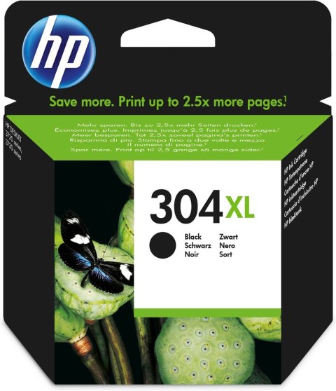 Tusz HP czarny HP 304XL , HP304XL=N9K08AE, 300 str. Tusz HP czarny HP 304XL , HP304XL=N9K08AE, 300 str.