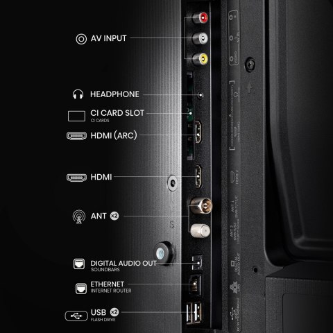Telewizor Hisense Smart TV Hisense 32A4N HD LED D-LED Czarny Telewizor Hisense Smart TV Hisense 32A4N HD LED D-LED Czarny