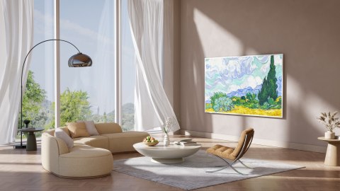 Telewizor TCL NXTFrame 55A300W QLED 55'' 4K Ultra HD 144Hz Google TV Dolby Vision IQ Biały