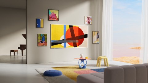 Telewizor TCL NXTFrame 75A300W QLED 75'' 4K Ultra HD 144Hz Google TV Dolby Vision IQ Biały