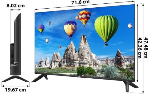 Telewizor TV 32" LIN 32LHD1810 Slim HD Ready DVB-T2 Telewizor TV 32" LIN 32LHD1810 Slim HD Ready DVB-T2