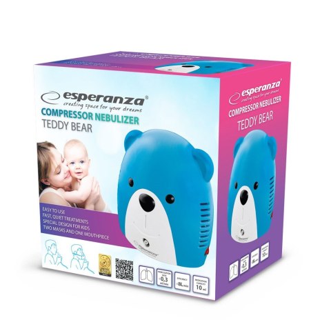 ESPERANZA INHALATOR/NEBULIZATOR TEDDY BEAR ECN004 ESPERANZA INHALATOR/NEBULIZATOR TEDDY BEAR ECN004