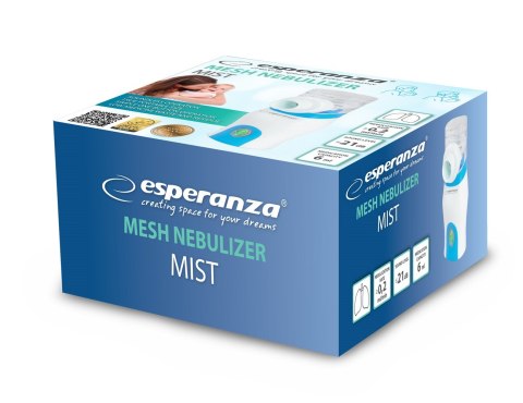 Inhalator do twarzy Esperanza MIST ECN005 (kolor biało-niebieski) Inhalator do twarzy Esperanza MIST ECN005 (kolor biało-niebieski)