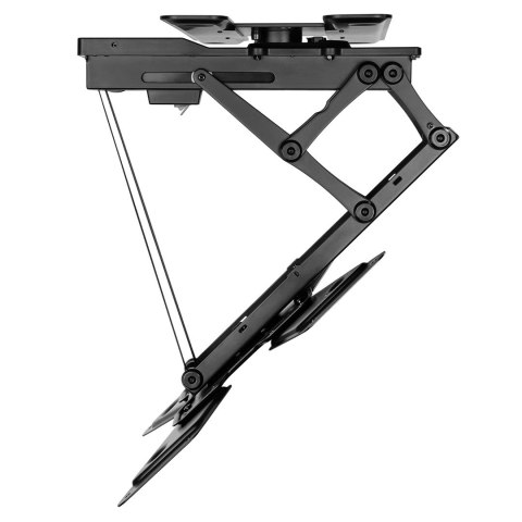 MACLEAN UCHWYT DO TV ELEKTRYCZNY SUFITOWY, OBSŁUGA TUYA, MAX VESA 600X400, OBRÓT 90ST. PILOT, 23"-65", 30KG MC-491