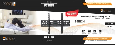 Uchwyt ścienny do telewizora Libox Berlin LB-120 (ścienne; 37" - 70"; max. 50kg) Uchwyt ścienny do telewizora Libox Berlin LB-120 (ścienne; 37" - 70"; max. 50kg)