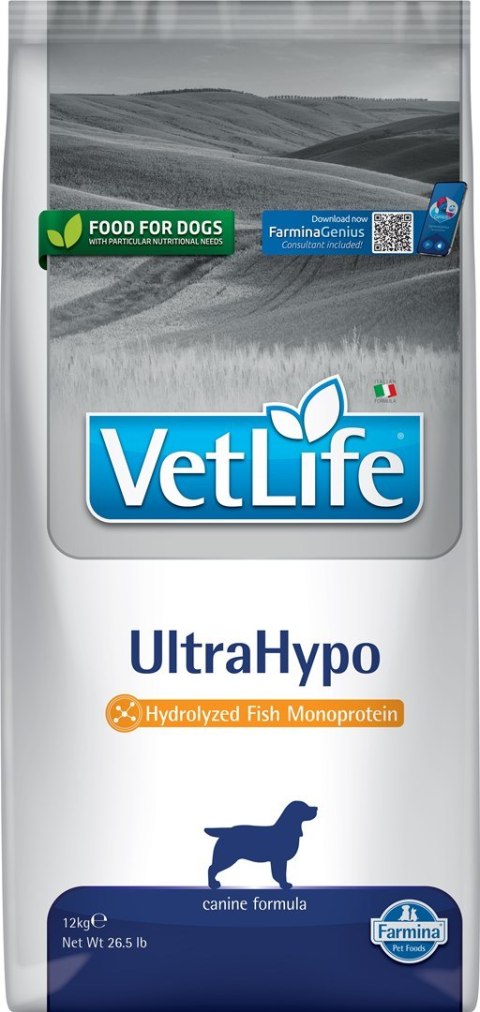 FARMINA Vet Life UltraHypo Canine - sucha karma dla psa - 12 kg FARMINA Vet Life UltraHypo Canine - sucha karma dla psa - 12 kg