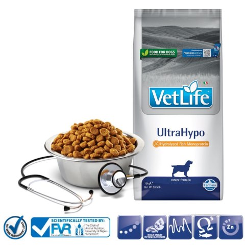 FARMINA Vet Life UltraHypo Canine - sucha karma dla psa - 12 kg FARMINA Vet Life UltraHypo Canine - sucha karma dla psa - 12 kg