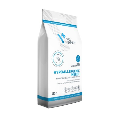 VetExpert Veterinary Diet Hypoallergenic Insect dog 12kg (WYPRZEDAŻ) VetExpert Veterinary Diet Hypoallergenic Insect dog 12kg (WYPRZEDAŻ)