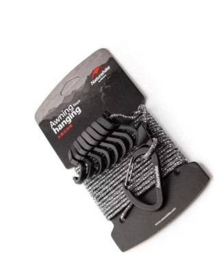 Linka wspinaczkowa Naturehike Awning Hang Rope NH19PJ040 -DARK GREY