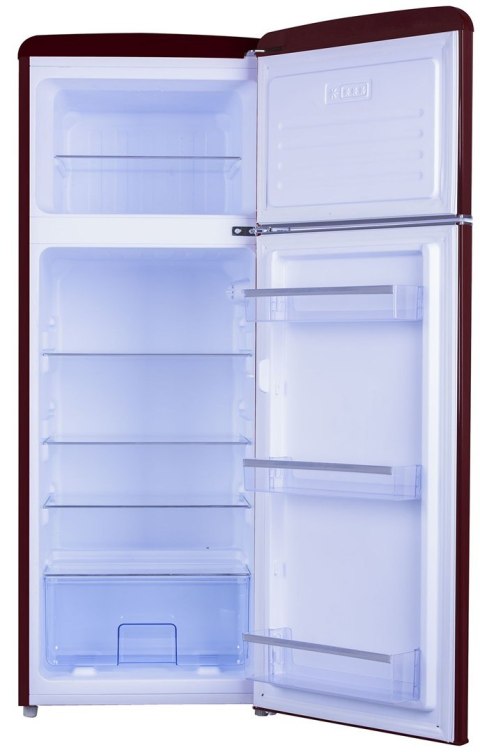 Lodówka Amica RETRO KGC15631R (550mm x 1440mm x 615 mm; 164 l; Klasa A++; kolor bordowy) Lodówka Amica RETRO KGC15631R (550mm x 1440mm x 615 mm; 164 l; Klasa A++; kolor bordowy)