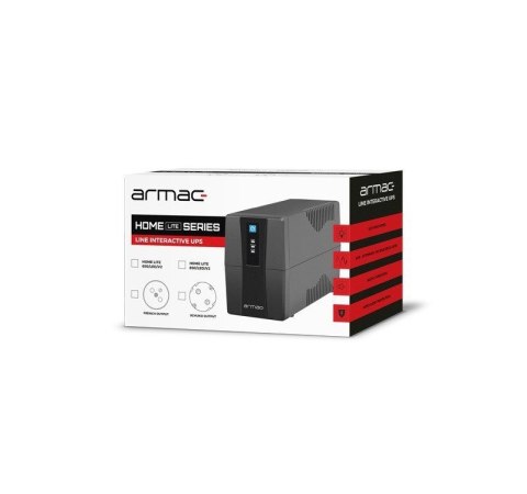 UPS ARMAC HOME LITE LINE-INT 2x230V PL HL650E/LEDV2 UPS ARMAC HOME LITE LINE-INT 2x230V PL HL650E/LEDV2