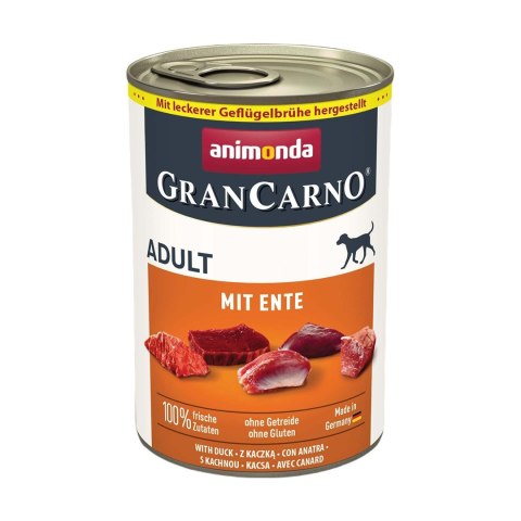 ANIMONDA GranCarno Adult z kaczką - mokra karma dla psa - 400 g ANIMONDA GranCarno Adult z kaczką - mokra karma dla psa - 400 g