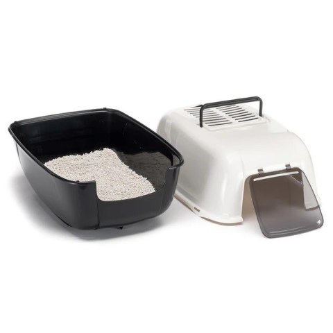 FERPLAST HOME PRIMA BLACK Kuweta - 39,5x52,5x38