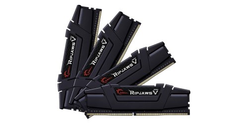 Zestaw pamięci G.SKILL RipjawsV F4-3600C16Q-32GVKC (DDR4 DIMM; 4 x 8 GB; 3600 MHz; CL16) Zestaw pamięci G.SKILL RipjawsV F4-3600C16Q-32GVKC (DDR4 DIMM; 4 x 8 GB; 3600 MHz; CL16)