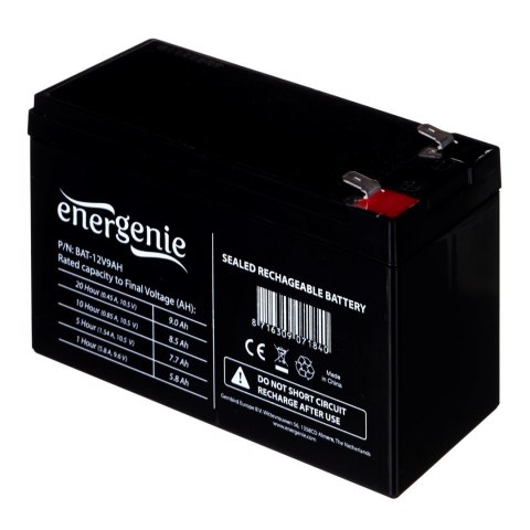 Akumulator uniwersalny GEMBIRD BAT-12V9AH (12V DC; 9000mAh) Akumulator uniwersalny GEMBIRD BAT-12V9AH (12V DC; 9000mAh)