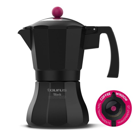 Kawiarka Taurus Black Moments na 3 filiżanki KCP90013l Kawiarka Taurus Black Moments na 3 filiżanki KCP90013l