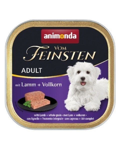 ANIMONDA Vom Feinsten Adult jagnięcina i pełne ziarno - mokra karma dla psa - 150 g ANIMONDA Vom Feinsten Adult jagnięcina i pełne ziarno - mokra karma dla psa - 150 g