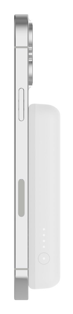 Powerbank bezprzewodowy Belkin BoostCharge Magnetic Wireless Power Bank 5K + Stand MagSafe Compatible 5000mAh 7,5W White Powerbank bezprzewodowy Belkin BoostCharge Magnetic Wireless Power Bank 5K + Stand MagSafe Compatible 5000mAh 7,5W White