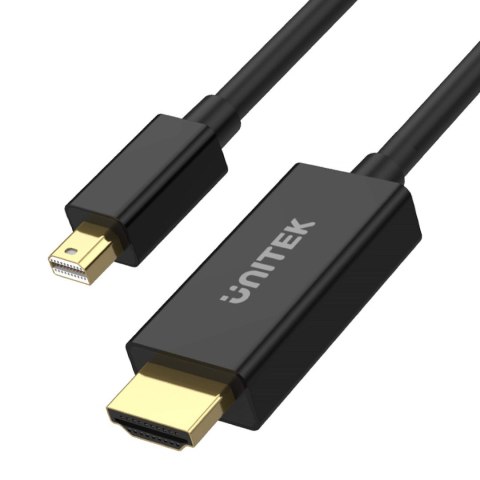 UNITEK ADAPTER MINIDP - HDMI, 4K@30HZ, KABEL 2M UNITEK ADAPTER MINIDP - HDMI, 4K@30HZ, KABEL 2M
