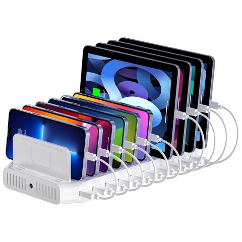 UNITEK STACJA ŁADUJĄCA 10X USB 2.4A 60W BIAŁA UNITEK STACJA ŁADUJĄCA 10X USB 2.4A 60W BIAŁA