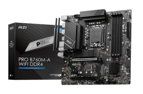 Płyta główna MSI PRO B760M-A WIFI DDR4 Płyta główna MSI PRO B760M-A WIFI DDR4