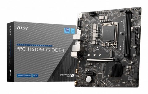 Płyta główna MSI PRO H610M-G DDR4 Płyta główna MSI PRO H610M-G DDR4