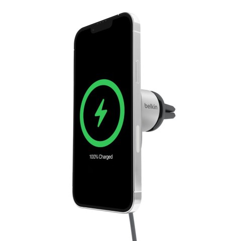 BELKIN ŁADOWARKA SAMOCHODOWA MAGSAFE QI2 15W, SZARA BELKIN ŁADOWARKA SAMOCHODOWA MAGSAFE QI2 15W, SZARA