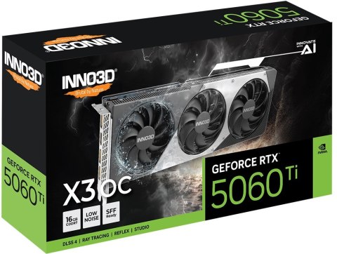Karta graficzna INNO3 RTX 5060 Ti X3 OC 16GB Karta graficzna INNO3 RTX 5060 Ti X3 OC 16GB