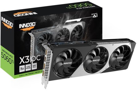 Karta graficzna INNO3 RTX 5060 Ti X3 OC 16GB Karta graficzna INNO3 RTX 5060 Ti X3 OC 16GB