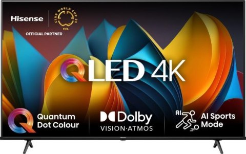 Telewizor Hisense QLED 50E7NQ 50" 4K UHD Smart TV Wi-Fi Czarny Telewizor Hisense QLED 50E7NQ 50" 4K UHD Smart TV Wi-Fi Czarny