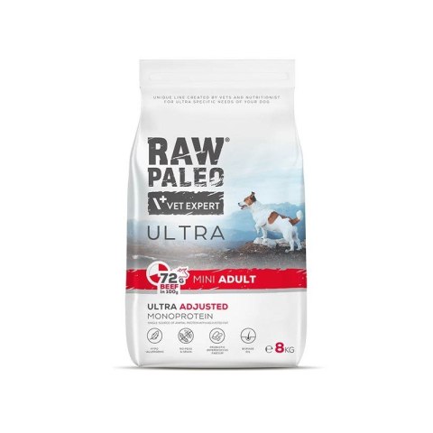 VetExpert Raw Paleo Ultra Beef Mini Adult - Karma sucha dla psów - 8kg VetExpert Raw Paleo Ultra Beef Mini Adult - Karma sucha dla psów - 8kg