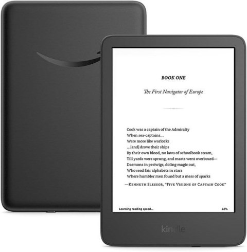Ebook New Kindle (11th Generation) - 2024 release 6" glare-free 16GB Wi-Fi (Ad-supported) Black (WYPRZEDAŻ) Ebook New Kindle (11th Generation) - 2024 release 6" glare-free 16GB Wi-Fi (Ad-supported) Black (WYPRZEDAŻ)