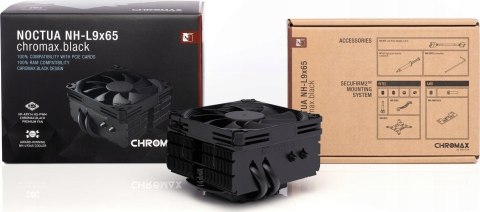 Chłodzenie CPU NOCTUA NH-L9x65 chromax.black Low Profile Chłodzenie CPU NOCTUA NH-L9x65 chromax.black Low Profile