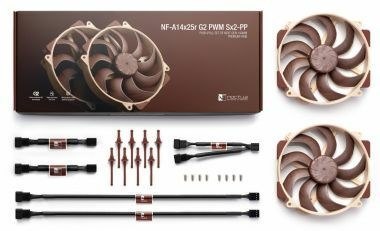 Wentylatory NOCTUA 140mm NF-A14x25r G2 PWM Sx2-PP Wentylatory NOCTUA 140mm NF-A14x25r G2 PWM Sx2-PP
