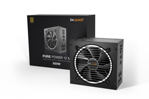 Zasilacz be quiet! PURE POWER 12 M 550W Zasilacz be quiet! PURE POWER 12 M 550W