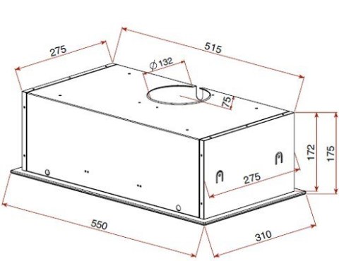 Okap podszafkowy TEKA GFG2 GLASS WHITE (334 m3/h; kolor biały) Okap podszafkowy TEKA GFG2 GLASS WHITE (334 m3/h; kolor biały)