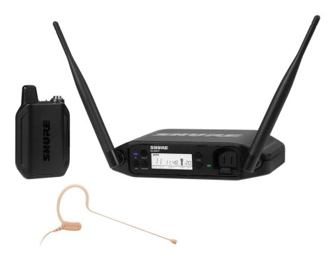 Shure GLXD14+E/MX53-Z4 - Cyfrowy system bezprzewodowy DUAL BAND z nadajnikiem bodypack i mikrofonem nagłownym Shure GLXD14+E/MX53-Z4 - Cyfrowy system bezprzewodowy DUAL BAND z nadajnikiem bodypack i mikrofonem nagłownym
