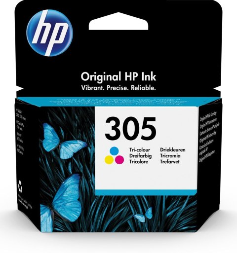 Tusz HP kolor HP 305, HP305=3YM60AE, 100 str. Tusz HP kolor HP 305, HP305=3YM60AE, 100 str.