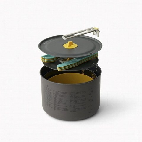 Zestaw naczyń Sea to Summit Frontier UL Two Pot Cook Set 4P 14 Piece Zestaw naczyń Sea to Summit Frontier UL Two Pot Cook Set 4P 14 Piece