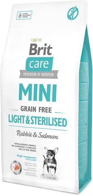 BRIT - CARE MINI GF LIGHT&STERILISED - dla kota - 7kg BRIT - CARE MINI GF LIGHT&STERILISED - dla kota - 7kg